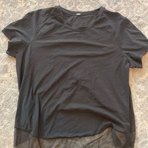 Lululemon Cut Back Workout Shirt